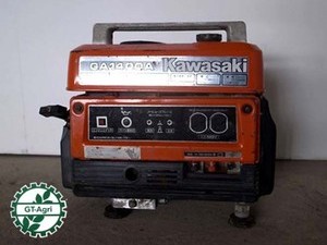 B2e3621 KAWASAKI カワサキ GA1400A 発電機 100V 50/60Hz 10.5/12A 動画有 整備済み 発電器
