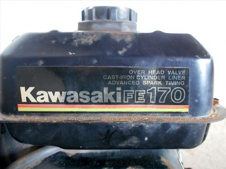 A14h3609 KAWASAKI カワサキ FE170 発動機 整備済み 動画有