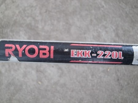Be3801 RYOBI リョービ EKK-220L 肩掛式草刈機 22cc 両手ハンドル 動画有 整備済み