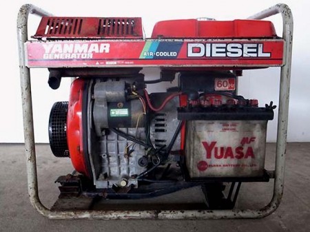 B3e3809 YANMAR ヤンマー YDG3.8T ディーゼルエンジン発電機 ヤンマーL60エンジン 60Hz専用 動画有 整備済み