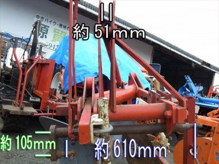 a3045 2連プラウ トラクター用アタッチメント 鋤 土壌改良 天地返し メーカー型式不明