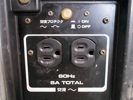 B6h3813 YAMAHA ヤマハ EF800 ポータブル発電機 60Hz 800VA タンク内キレイ 整備済み 動画有