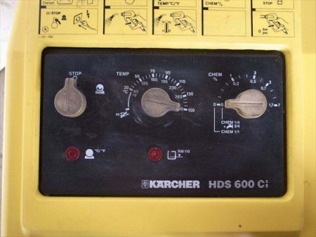 Ce3262 KARCHER ケルヒャー HDS600Ci 温水機能高圧洗浄機 200V 整備/テスト済み