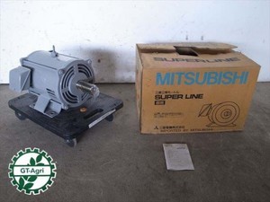 B4e3281【未使用品】MITSUBISHI 三菱 SB-JR 200Vモーター 5.5kw 4POLE ② 未使用品 箱・取扱説明書付