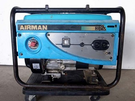 B6e3346 AIRMAN エアーマン HP2300 発電器 100V 23A 60Hz専用 ジャンク 直接引取限定