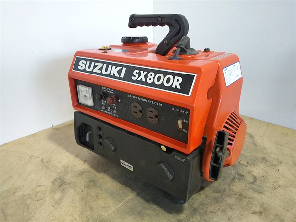 B3g19313 SUZUKI スズキ SX800R ポータブル発電機 【50/60Hz 100V 670 