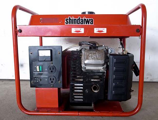 B6e3471 SHINDAIWA 新ダイワ EGS21 発電機 発電器 電圧:100V 20A 定格 ...